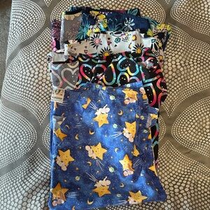 Colorful Patterned Scrub Pants